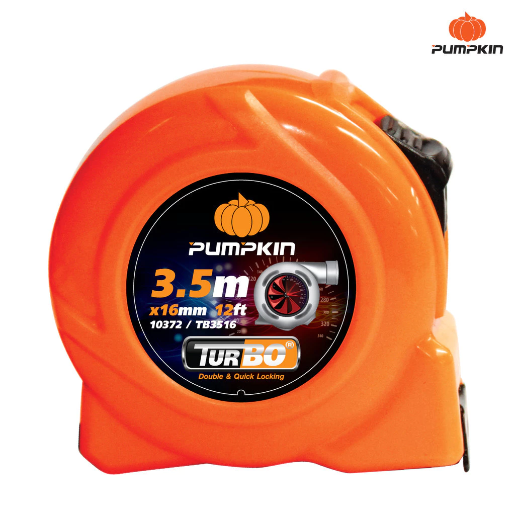 ตลับเมตร PUMPKIN TURBO3516 10372 ขนาด 3.5 เมตร