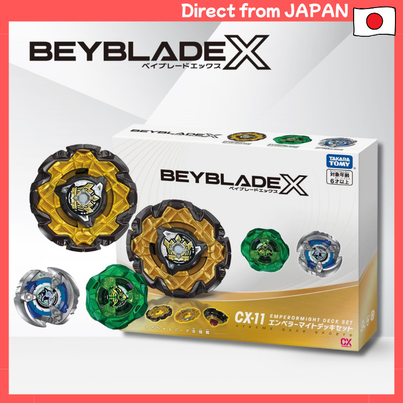 BEYBLADE X CX-11 Emperor Might Deck Set