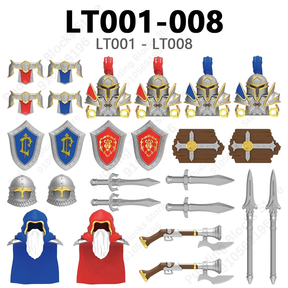 ใช้งานร่วมกับ Action Figures อะไหล่ Lt001 Lt002 Lt003 Lt004 Lt005 Lt006 Lt007 Lt008 Lt บล็อกอุปกรณ์เ