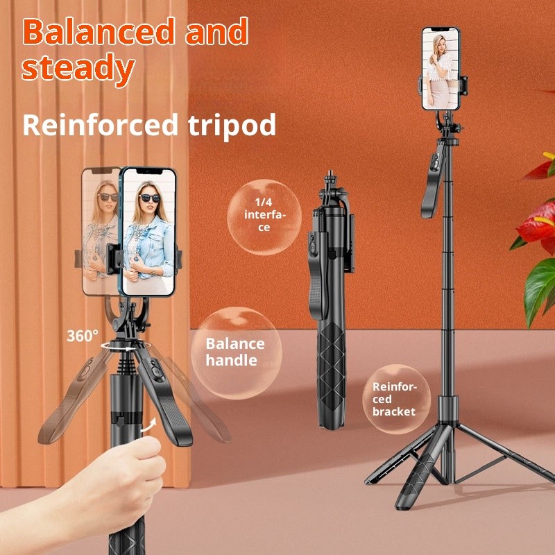 มัลติฟังก์ชั่นบลูทูธรีโมทคอนโทรล Live Broaast L16 Selfie Stick ขาตั้งกล้องโทรศัพท์มือถือขาตั้ง Selfi