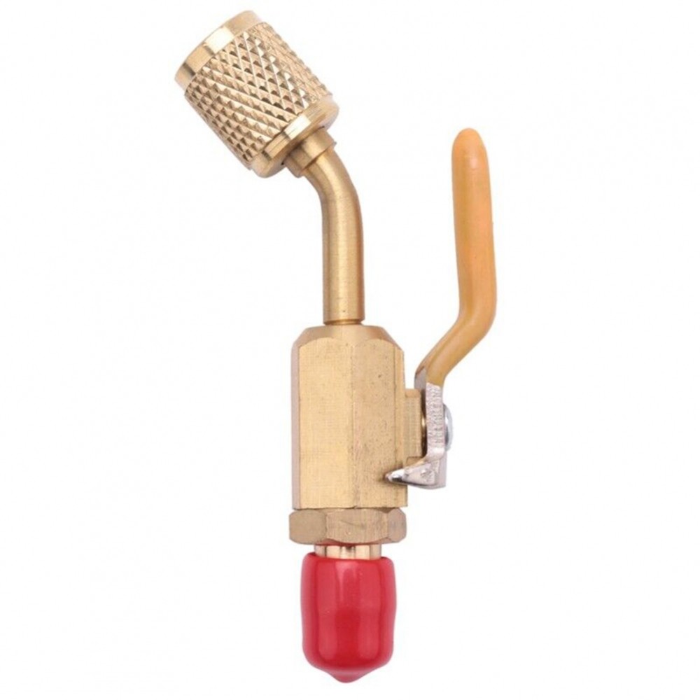 วาล์วปิดทองเหลืองทนทานสําหรับ HVFor AC 14 นิ้วสายชาร์จ (74 charFor ACters)