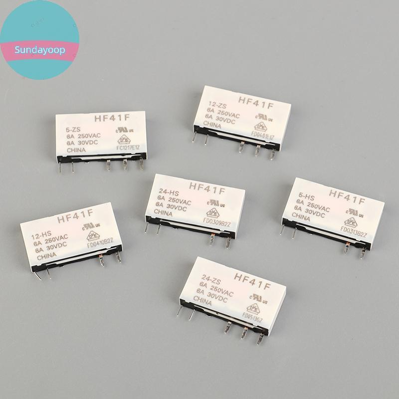 Sund HF41F-24-ZS HF41F-12-ZS HF41F-5-ZS HF41F-5-HS HF41F-12-HS HF41F-24-HS รีเลย์อุตสาหกรรม Subminia