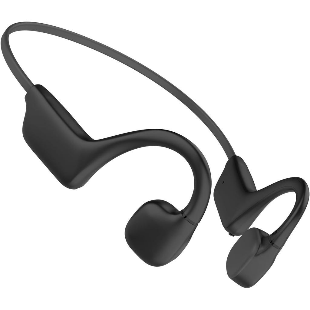 Bone Conduction หูฟังบลูทูธ,ชุดหูฟังไร้สายกันน้ําเปิดหู Bone Conductioning หูฟังไร้สายบลูทูธ 5.2 กีฬ