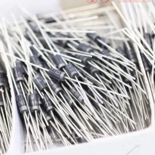 ไดโอดเรียงกระแส 1N4007 IN4007 1A/1200V ไดโอดอินไลน์ (100 ชิ้น)