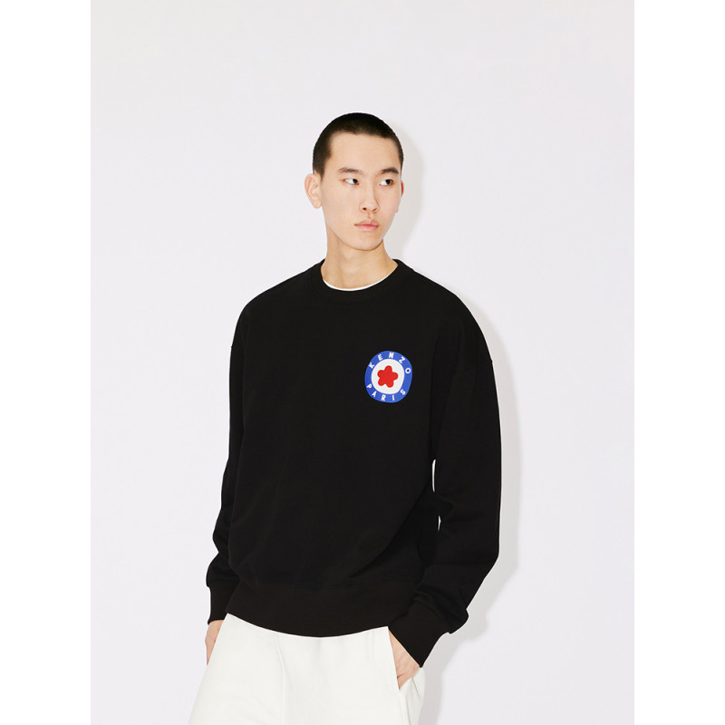 [ของขวัญเทศกาล Qixi] KEN-ZO เสื้อยืดคอลูกเรือ Begonia พิมพ์เรียบง่าย สำหรับทั้งผู้ชายและผู้หญิง