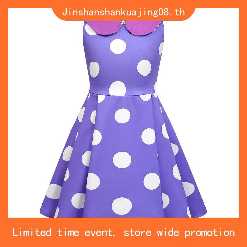 ชุดเดรส Pompadour สําหรับเด็ก CuHK ใหม่ คอสเพลย์ Inside Out ชุดเดรสผ้ากอซเจ้าหญิง