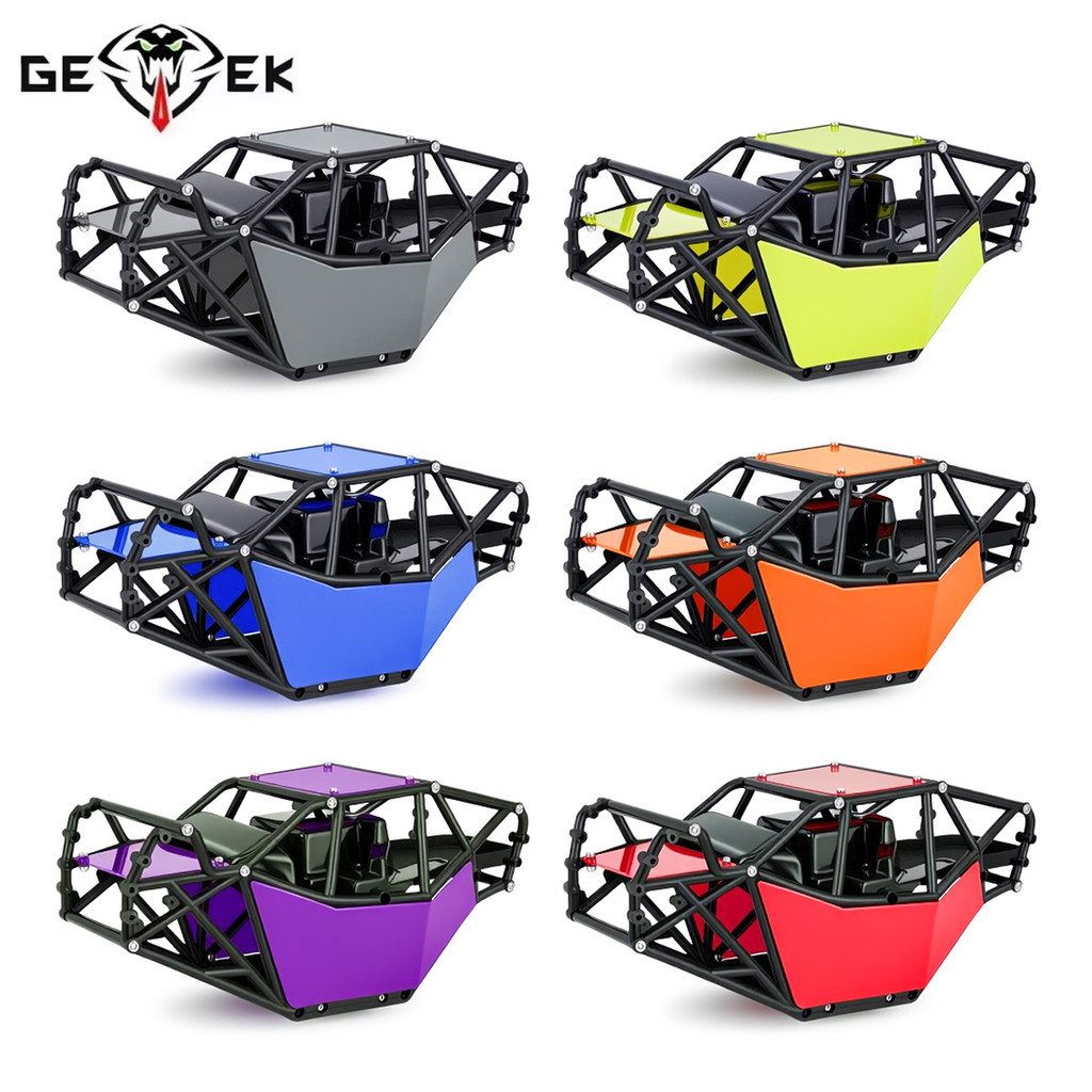แชสซีพลาสติกไนลอน Body Roll Cage โครงสร้างที่ทนทานสําหรับ 1/10 RC Crawler รถ Axial SCX10 DIY อะไหล่อัพเกรด