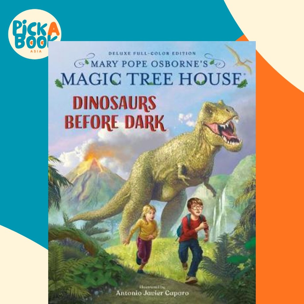 Magic Tree House Deluxe Edition: ไดโนเสาร์ Before Dark โดย Mary Pope Osborne (ฉบับ US ปกแข็ง)