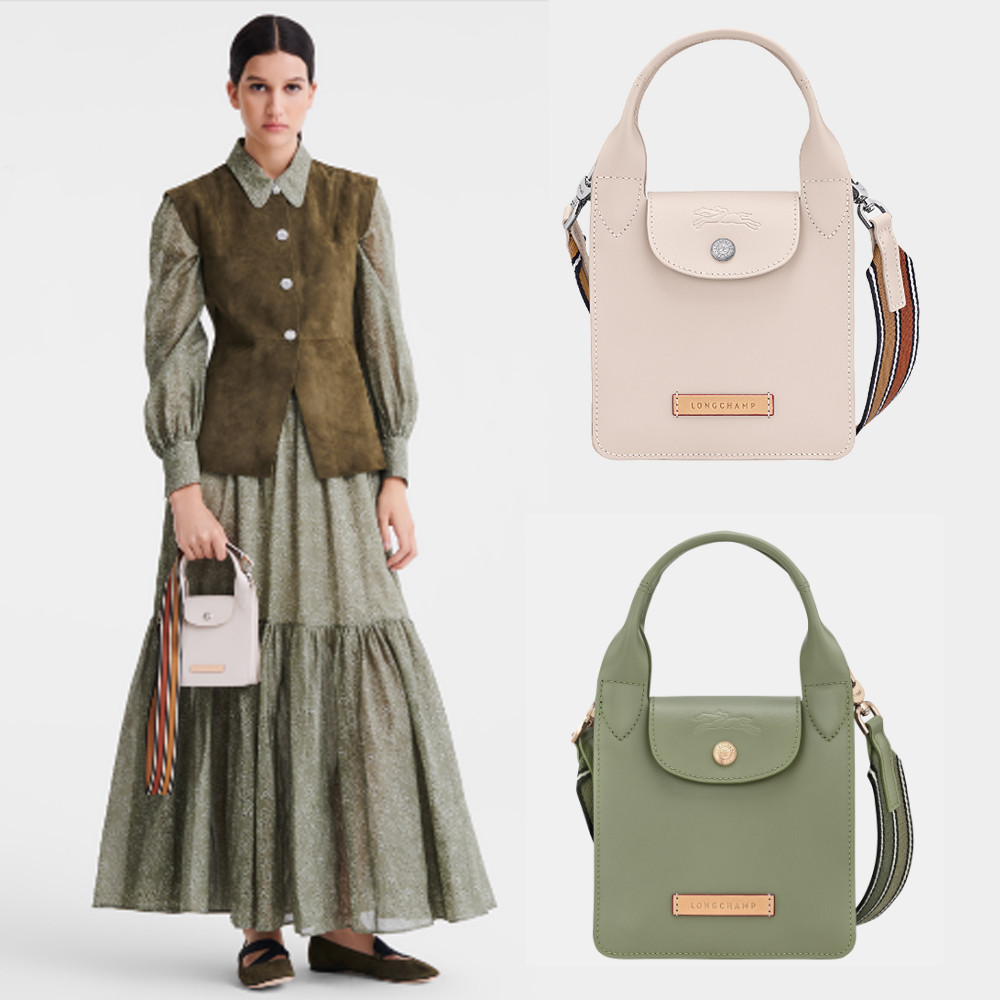 Long-chámp 10293HFZ กระเป๋าถือและสะพายไหล่ผู้หญิง ทำจากหนังวัว สไตล์ทันสมัย เหมาะสำหรับการใช้งานในชี