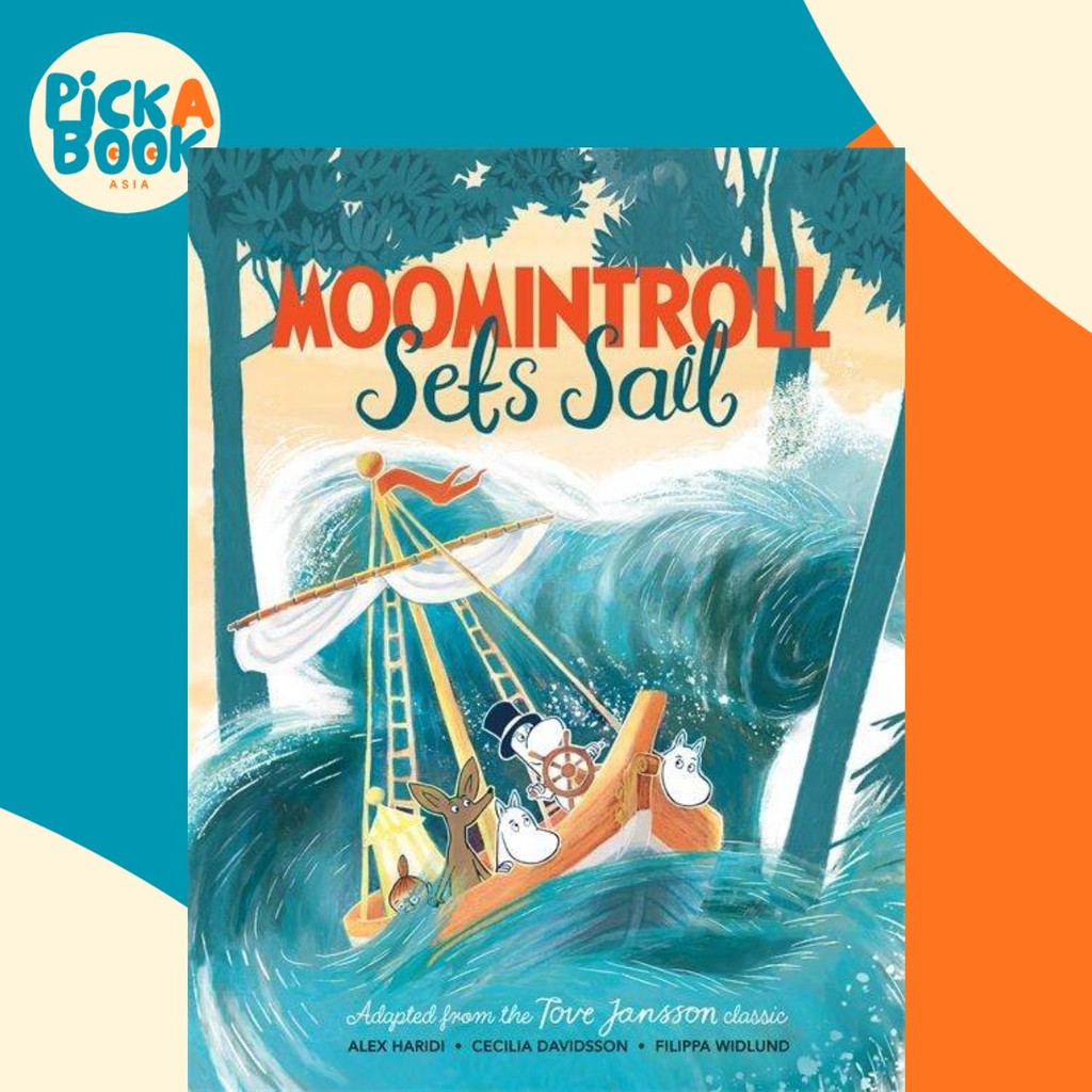 - Moomintroll Sets Sail by Tove Jansson (ฉบับสหราชอาณาจักร ปกแข็ง)