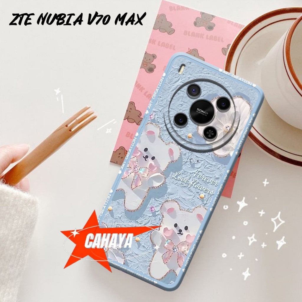 เคส ZTE Nubia V70 Max ใหม่ล่าสุด 2025 - ประเภทอื่นทางแชท - ตัวละคร - เคส - Softcase - Silicone - Pro