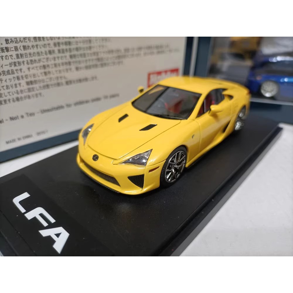 MARK43 1 43 Toyota Lexus Lexus Supercar Model Lexus LFA RHD Pearl Yellow
