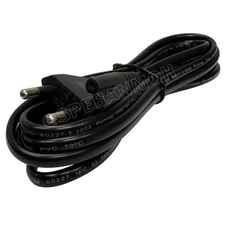[ 1 เส้น ] GP1021 สายไฟ AC Glink 2Pin TIS 10A 250V มาตรฐาน มอก. สายไฟเทปร่อง 2ขา กลม 2Cx0.75 sq.mm GP-1021 สายเสียบวิ...