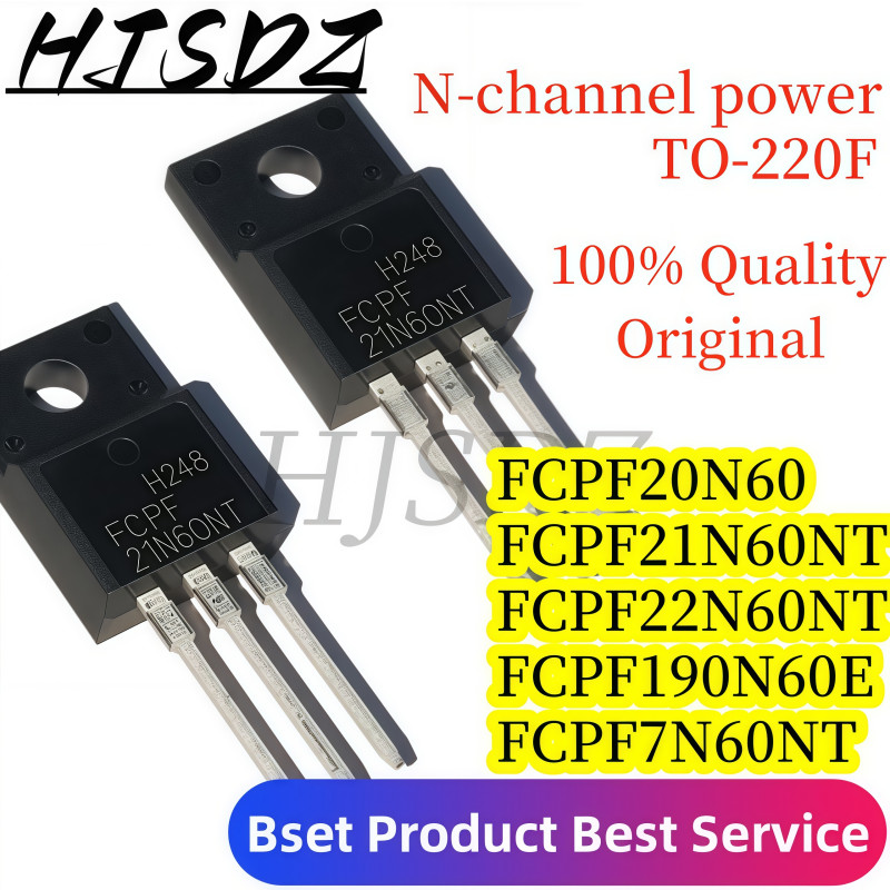 10PCS nuevo FCPF FCPF20N60 20N60 FCPF22N60NT FCPF22N60 FCPF190N60E FCPF190N60 FCPF21N60NT FCPF21N60 
