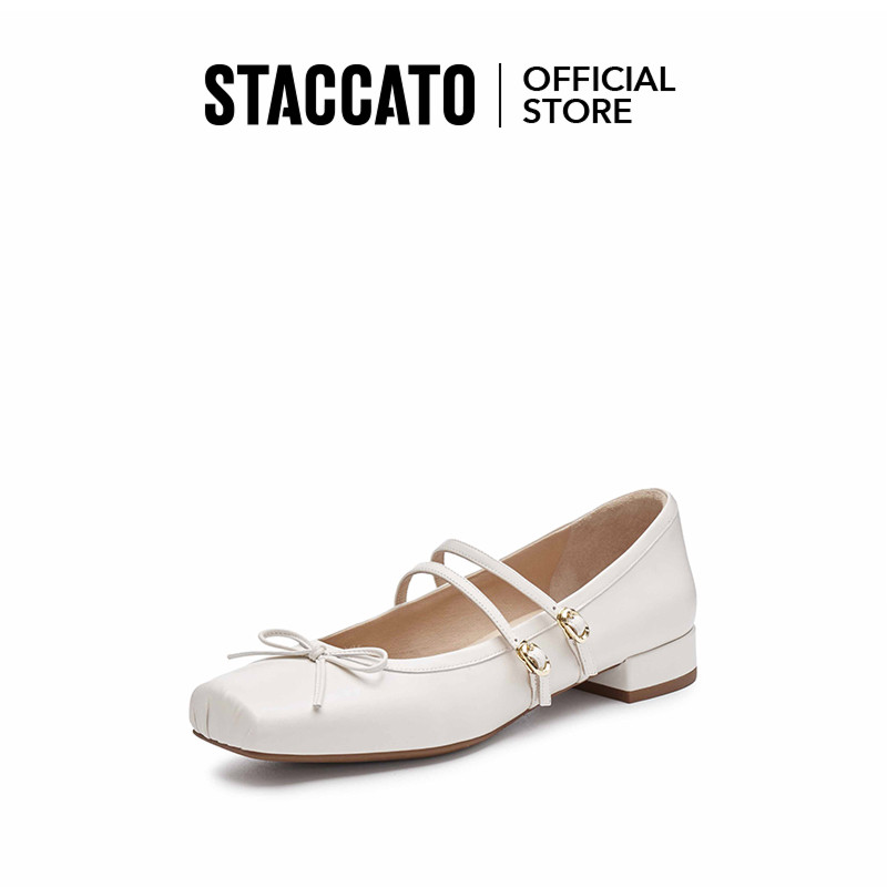  Staccato Mary Jane Ballet Flats รองเท้าแมรี่เจน ส้นแบน  นิ้วเท้าเหลี่ยม EA603
