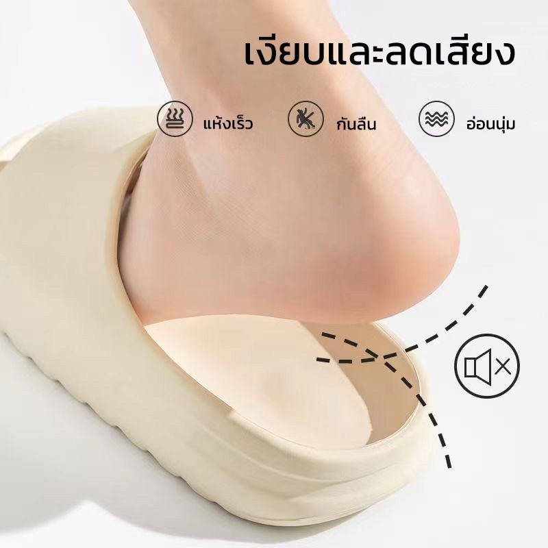 สินค้าพร้อมส่ง  รองเท้าแตะพื้นนุ่มไซส์ใหญ่สำหรับผู้ชายและผู้หญิง สไตล์เรียบง่ายสำหรับฤดูร้อน ราคา ถูกที่สุด ดีลบีเคเค แกลเลอรีภาพที่ 6