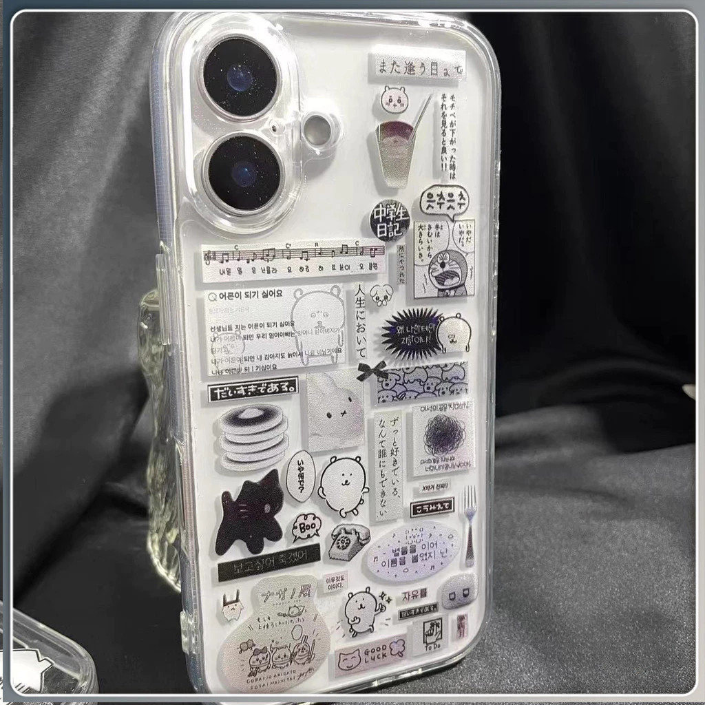 โปร่งใส จัดส่งจากประเทศไทย หมีขาวเล็ก for iPhone เคสไอโฟน 11 12 13 14 15 16 PLUS PRO MAX X XS MAX XR 7/8PLUS แอปเปิ้ลโทร