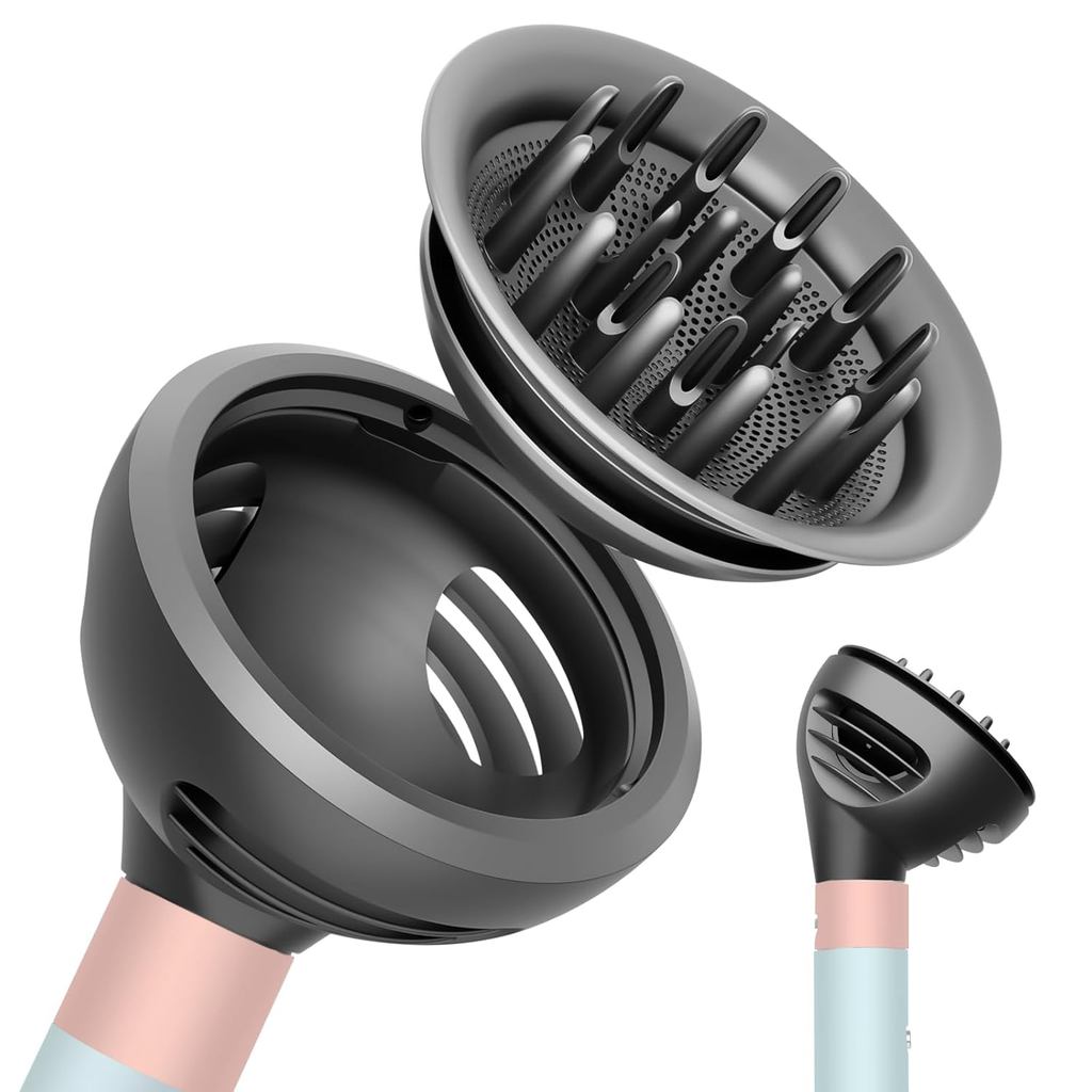 Wave Curl Diffuser สําหรับ Dyson Airwrap – Dome และโหมดกระจายสําหรับ Curl Wave Hair, Hair Diffuser ส