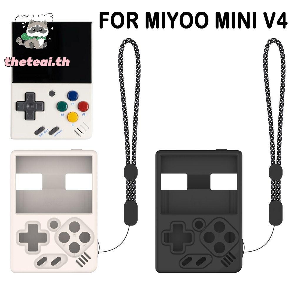 ฝาครอบป้องกัน THETEAI,คอนโซลเกมซิลิโคนเกมมือถือ,ป้องกันรอยขีดข่วนพร้อมอุปกรณ์เสริมเชือกเส้นเล็กเกราะ