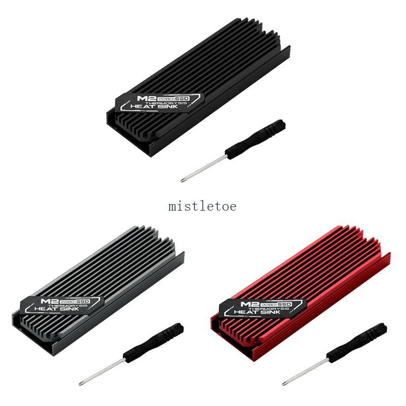 MIS แผ่นระบายความร้อนฮีทซิงค์ NVME PCI-E สําหรับ M 2 2280 SSD ฮาร์ดดิสก์ฮีทซิงค์ Cooler Therm