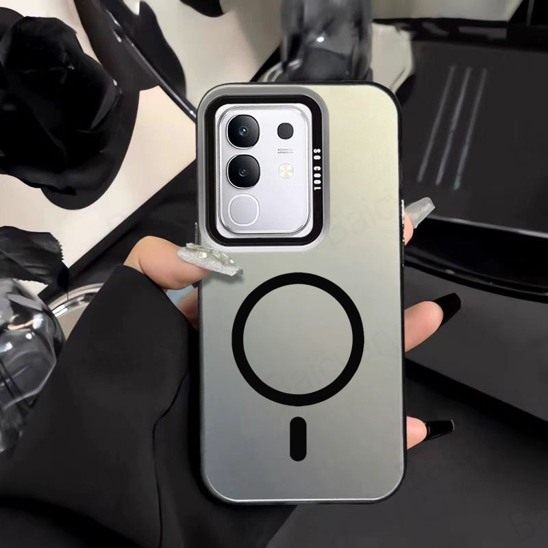 เคสแข็ง VIVO Y29 4G / T4X 5G / IQOO Z10X 5G / VIVO Y31 PRO 5G Casing with Magnetic Wireless Charger 