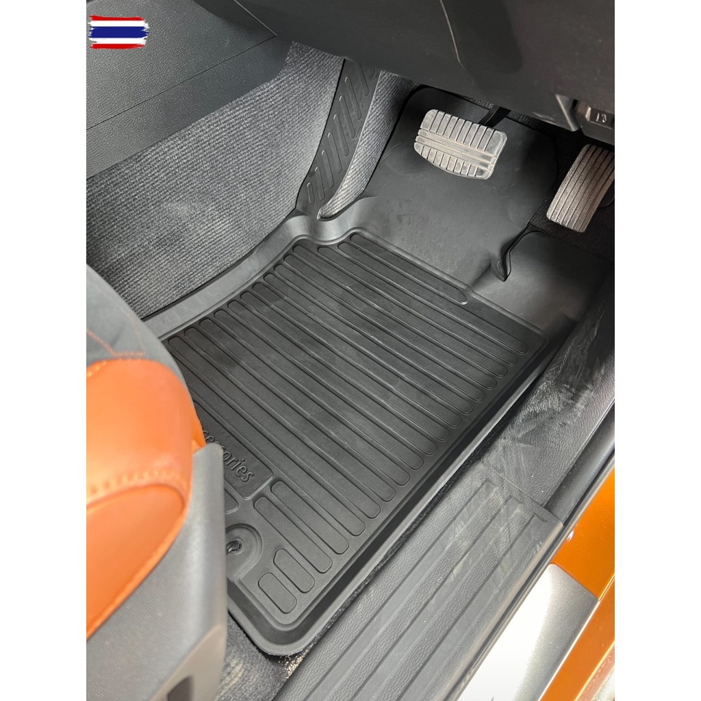 Mitsubishi Triton ตอนเดียว 2024-2026 ผ้ายางปูพื้น ยกขอ ตรงรุ่น พรมยางปูพื้น ถาดยางปูพื้น พรมกันน้ำ