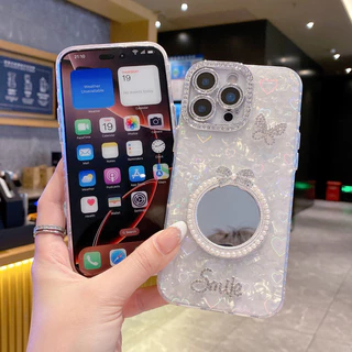3Dวางกระจกเลเซอร์IMD Hard CaseสําหรับiPhone 11 12 13 14 15 16 17 Pro Max PlusปลอกAnti Fallฝาครอบป้องกันสําหรับiPhone17กรณี