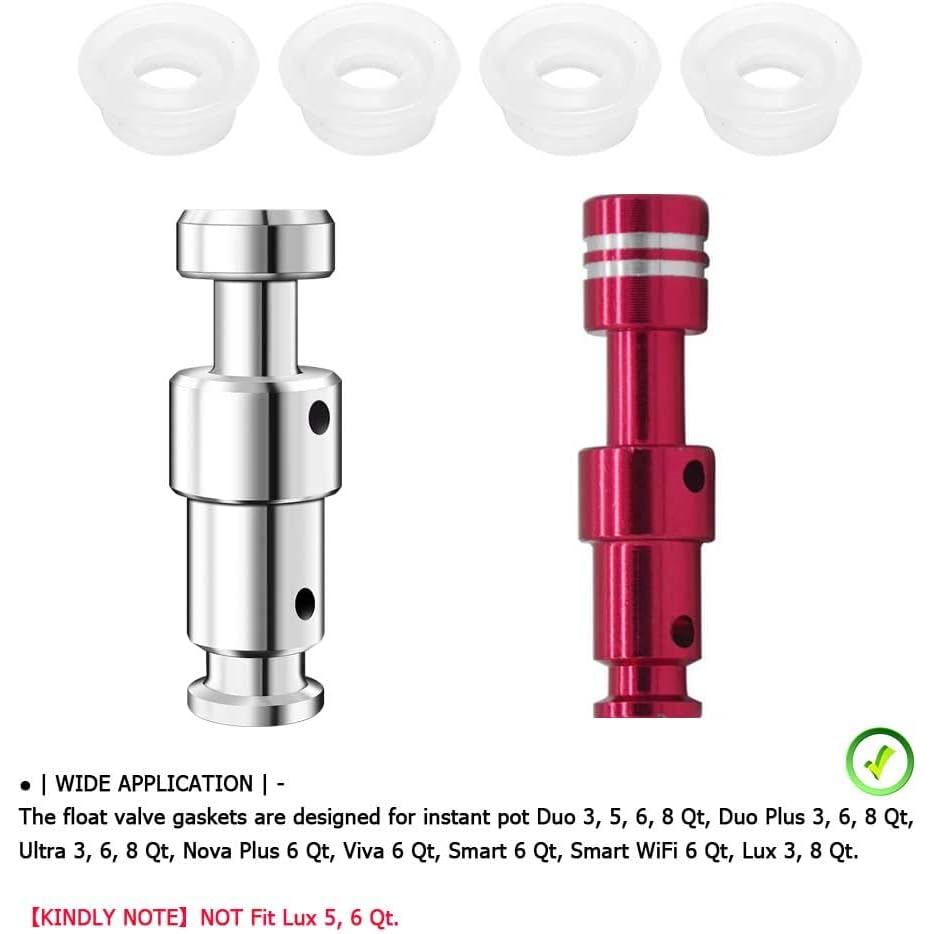 12 Pcs Instapot Replacement Float Valve Gaskets Silicone Float Valve Sealer Caps for Instant Pot Duo