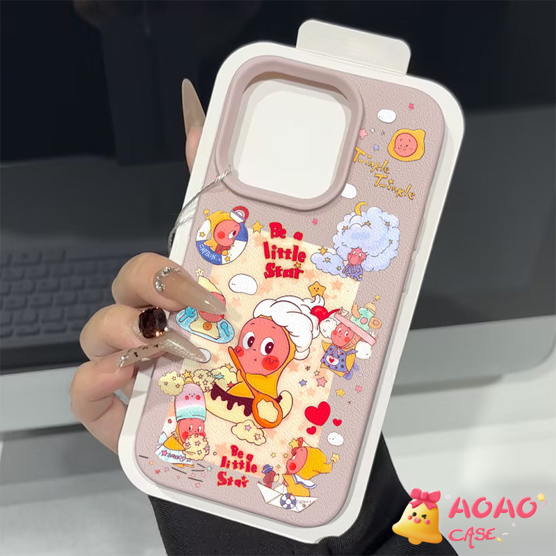 เคสไอโฟน 16 สำหรับ iPhone 17 16 11 13 15 14 12 Pro Max 17AIR 7 15 14 8 Plus XR X XS Max ปกหนังลายการ์ตูน Twinkle - รูปที่ 7