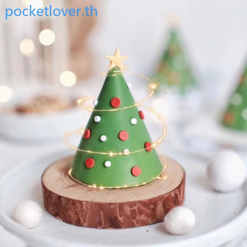 Poc Muffin Cups Jello Chocolate Biscuit Baking Clay Soap Cake Mould สําหรับวันหยุดคริสต์มาส