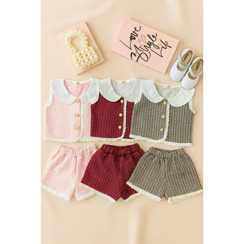 BKI- Rumi ชุดเด็กผู้หญิง | กางเกงเด็กผู้หญิงชุดอายุ 1-5 ปี