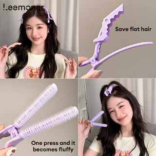 ชุดกิ๊บจัดแต่งทรงผมฟูนุ่มธรรมชาติ 4 ชิ้น พร้อมกิ๊บหน้าม้า กิ๊บแต่งหน้า กิ๊บม้วนผม-LN