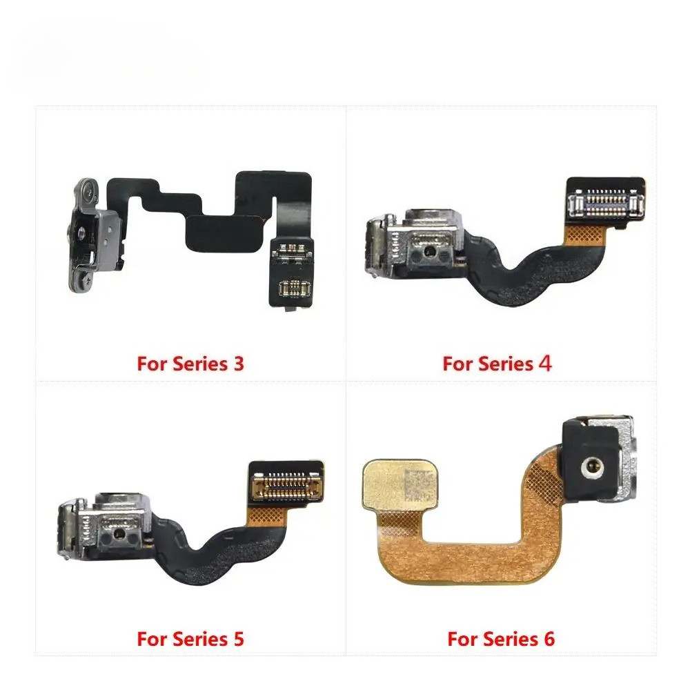 กรอบปุ่มฝาครอบน็อตหมุน Crown Shaft Flex สําหรับ Apple Watch Series 3 LTE GPS 4 5 SE 6 7 S3 S4 S5 S6 