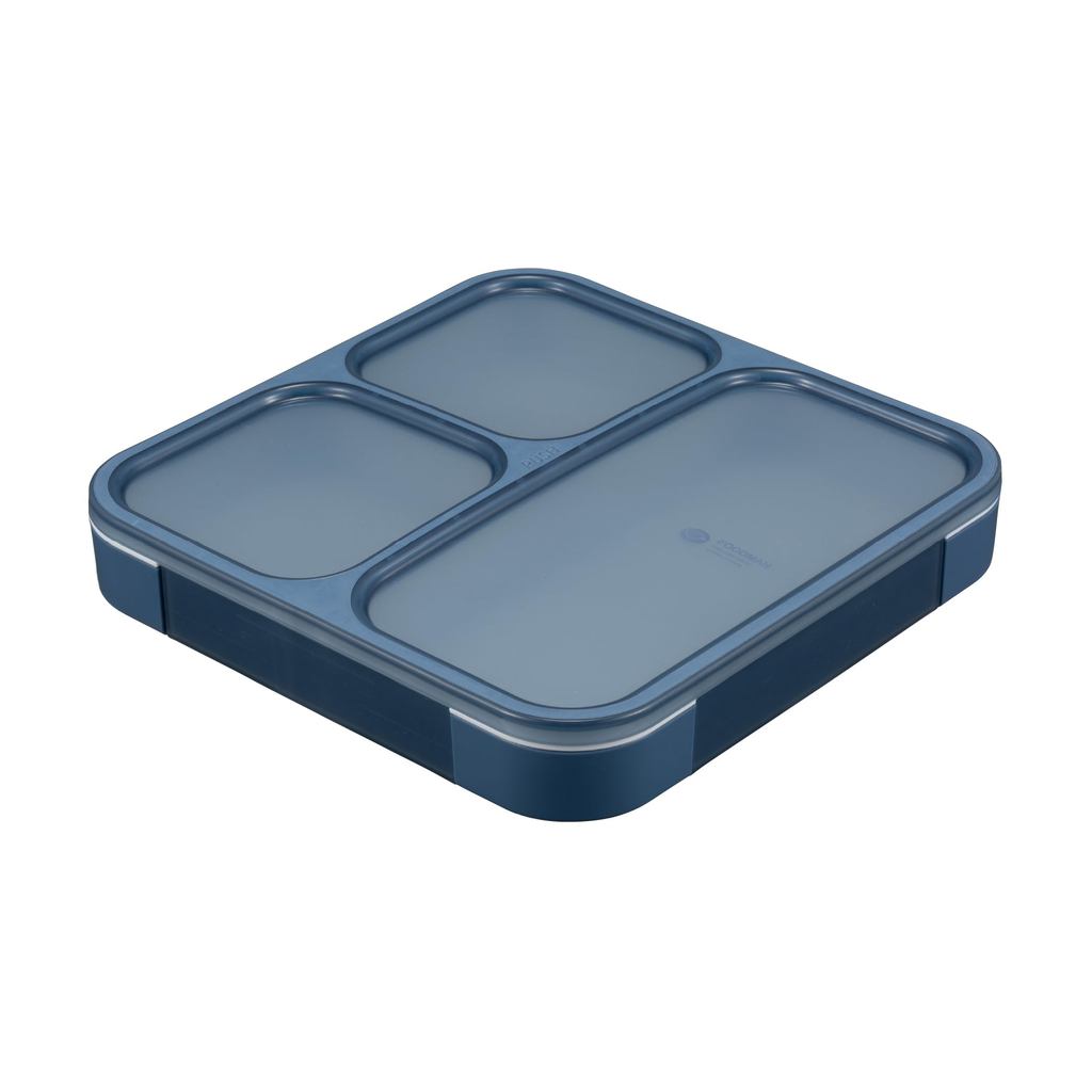 CB JAPAN Foodman Bento Box Slim Type Bento Box 800ml [Antibacterial] Ash Navy Leak-resistant with Do