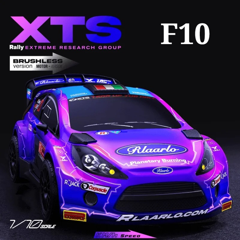 XTS-F10 มอเตอร์ไร้แปรง RC Rally Racing 1/10 รีโมทคอนโทรลไฟฟ้ารุ่น Rally รถ 4WD RTR / ATR ผู้ใหญ่ของเ