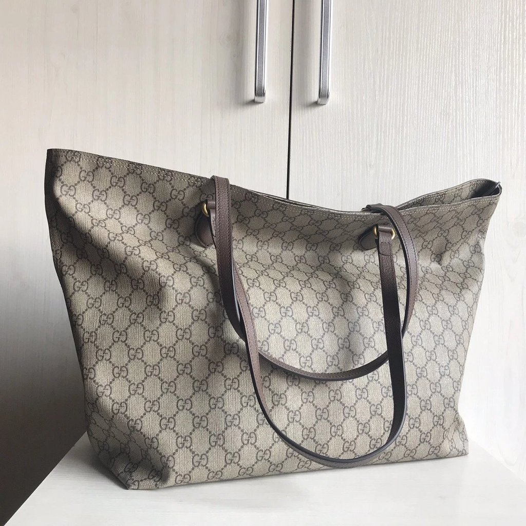 Fit Calfskin GG Zipper Beach Bag Shoulder Shopping Bag 43 * 38 * 19