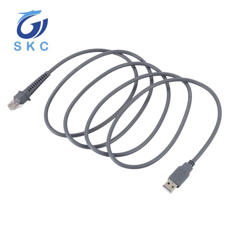 skjsqygxyc2 x USB A Male to RJ45 Cable 7Ft 2M Barcode Scanner LS4278 LS2208 2208AP