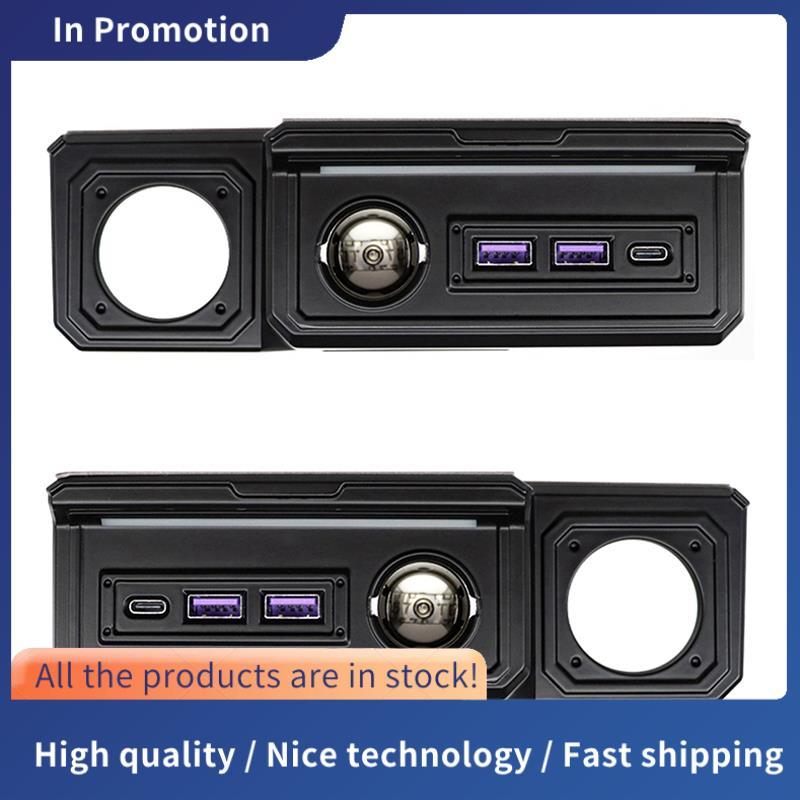 Dual USB Car Charger และ Type-C พอร์ตชาร์จอะแดปเตอร์สําหรับ Jimny JB64 JB74W 2019-2023 LHD