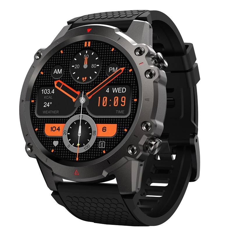HOT DEAL สไตล์ใหม่ DM52 สมาร์ทวอท์ช IP68 ว่ายน้ํากันน้ําบลูทูธโทร DM56 กีฬา Track นาฬิกา