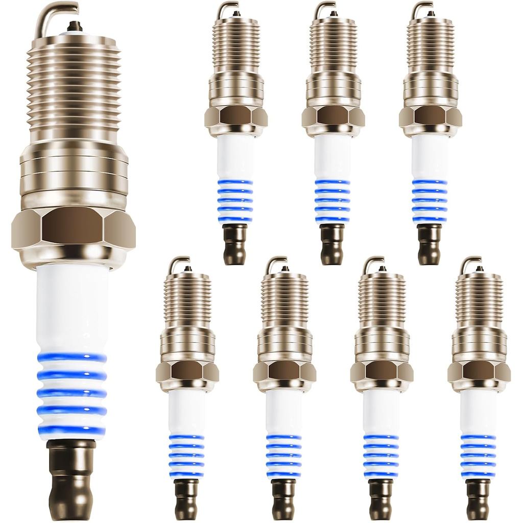 หัวเทียนอิริเดียม SP479 เข้ากันได้กับ Ford E150 E250 F150 F250 Super Duty 4.6L 5.4L 6.8L, สําหรับ Ex