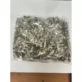 surebag-เข็มกลัดแป้น แป้นเข็มกลัด สีเงิน 2cm-3cmDIY (ประมาณ 1,000 ชิ้น)