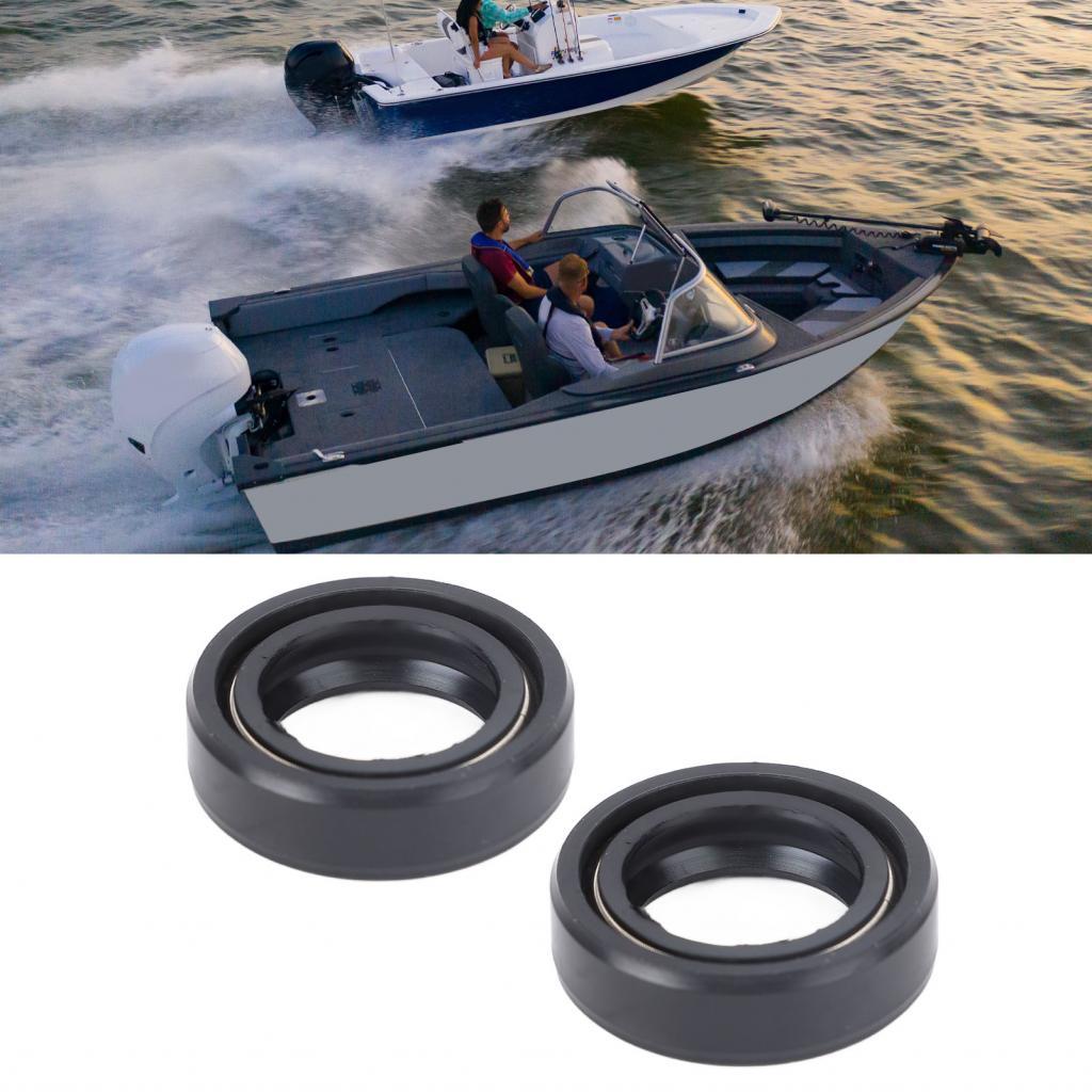 ซีลเพลาน้ำมันนอก 346-60111-0 ยาง Wearproof 2 ชิ้นสำหรับ Tohatsu 25 30 HP