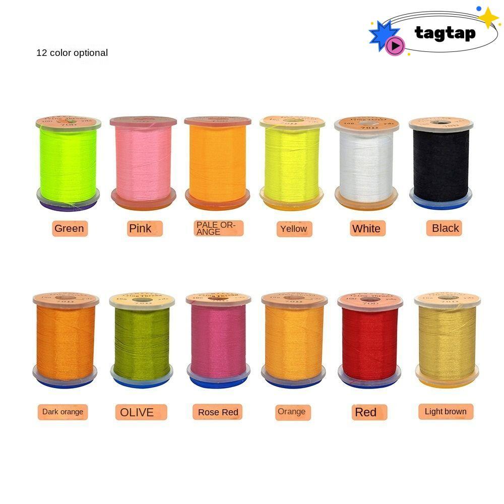 INNEW Fly Fishing Line, Super Strong Salmon Fly Tying Thread line, Fly Thread Spool Premium Fishing 