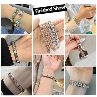สร้อยข้อมือสแตนเลสสไตล์อิตาลี ขนาด 9 มิลลิเมตร ออกแบบเองได้ สไตล์วินเทจ