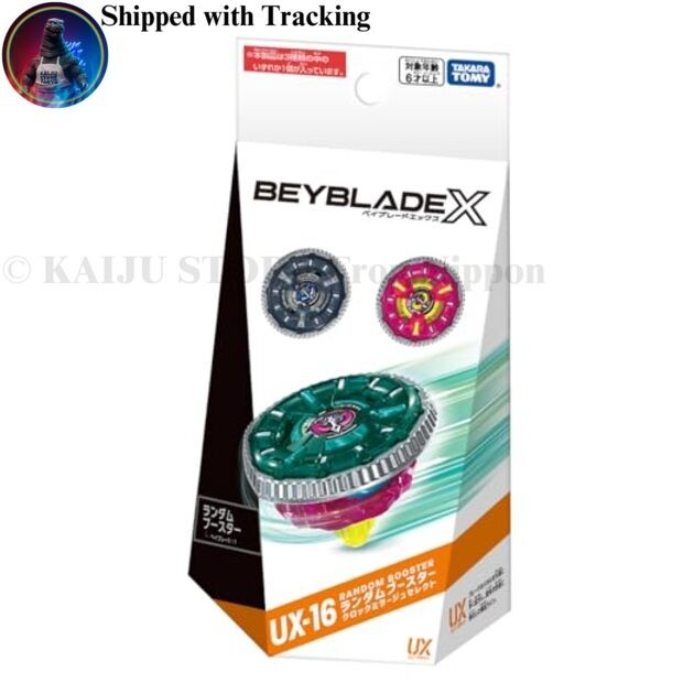 Takara Tomy Beyblade X UX-16 สุ่ม Booster Clock Mirage Select Japan Exclusive