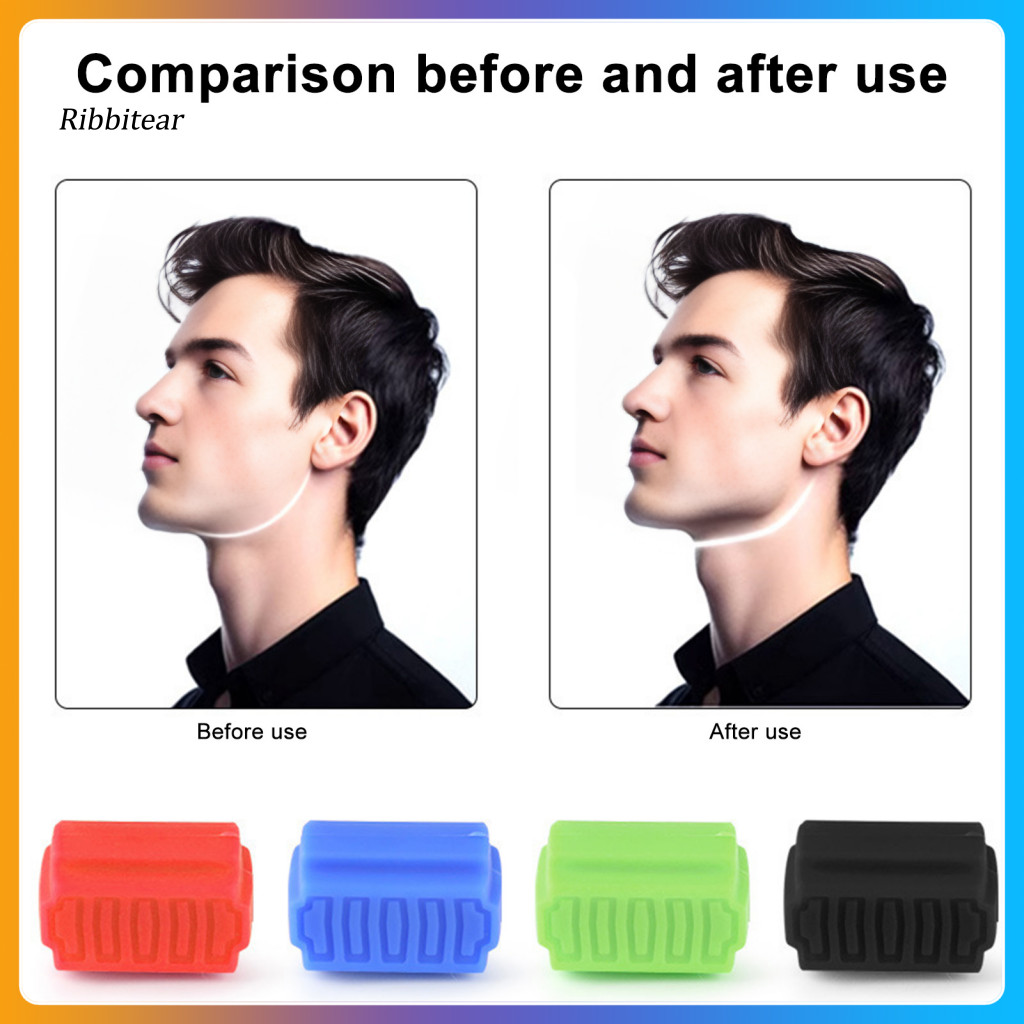 <Ribbitear> Jawline Sculpting เครื่องมือ Office-friendly Jaw Trainer แบบพกพา Jawline Exerciser Ball 