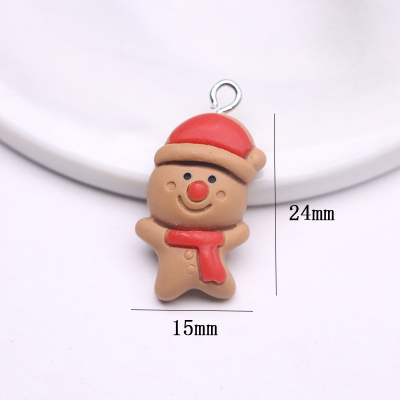 charm bell สไตล์ใหม่สำหรับถุงเท้า Santa Claus และ gingerbread man วัสดุDIY อุปกรณ์ประดับคริสต์มาส - รูปที่ 6