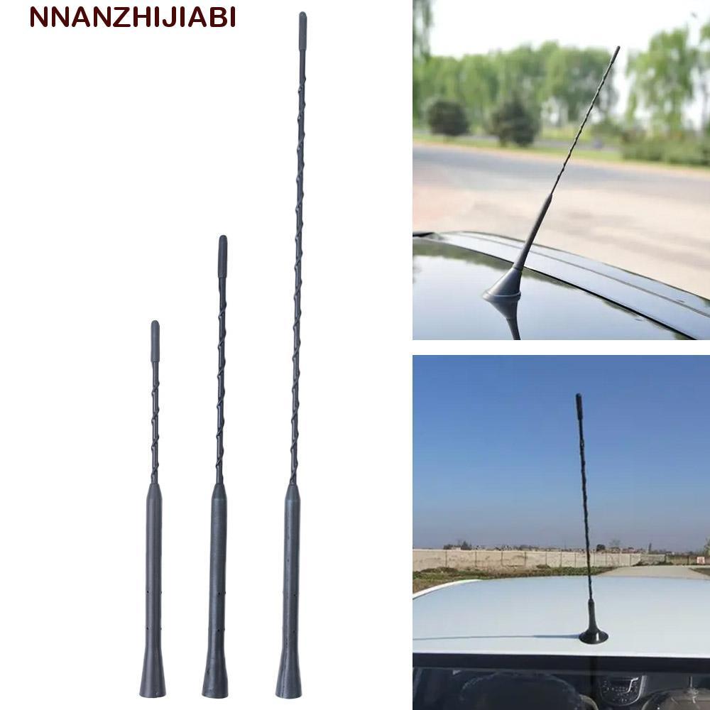 NANZHIJIABI เสาอากาศรถยนต์สเตอริโอเสาอากาศ Rdio สัญญาณ FM/AM ขยายอุปกรณ์เสริมในรถยนต์ป้องกันเสียงรบกวนเสาหลังคารถแส้