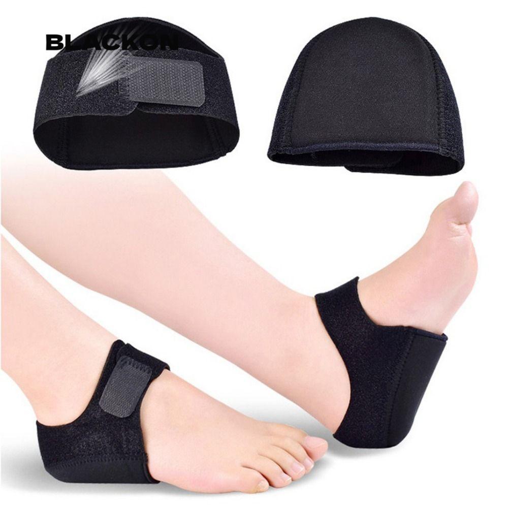 BLACKON 1 คู่ Heel Protectors Arch Wrap Support SBR Heel Pad