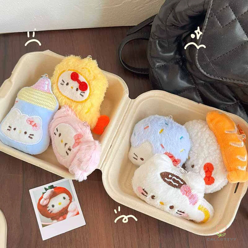 ตุ๊กตา KT กระเป๋าพวงกุญแจการ์ตูนจำลองอาหารโทรศัพท์จี้น่ารักโทรศัพท์โซ่ตุ๊กตา -CY - รูปที่ 5